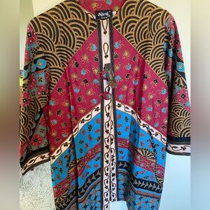 Blarak Batik Colourful Patchwork Tunic with Bold Patterns large